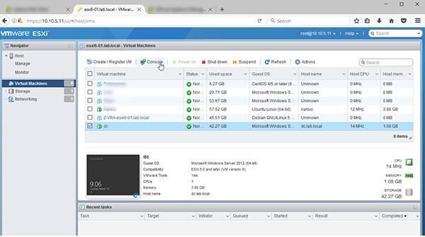 Vmware实施方案 使用主机客户端管理单台ESXi主机
