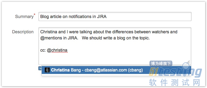 测试用例：如何在JIRA中有效使用关注和@提及